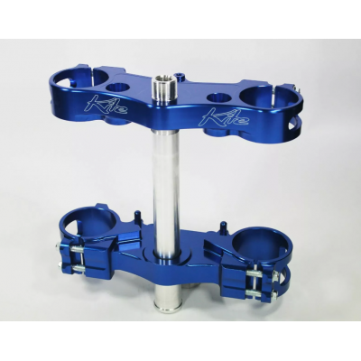 Τιμονόπλακα μηχανής KITE TRIPLE CLAMPS MX-EN Blue